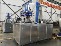 Presse hydraulique à quatre colonnes et deux poutres avec servomoteur et pompe à commande PLC automatique pour blocs de cire anti-rongeurs JYJ YST-100