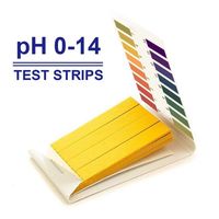 Papier test pH 0-14 pour tester l'eau potable, les aliments, les piscines, les aquariums, surveiller les niveaux de pH corporel [alcalin et acide en utilisant la salive et l'urine]