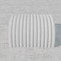 Tente d'urgence médicale gonflable sur mesure, imperméable, coupe-vent et résistante au soleil, installation facile pour hôpital de campagne, abri et secours