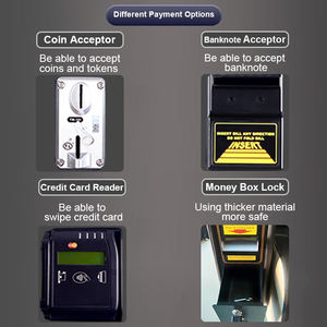 2024 neue 3d ganzkörper-münze und -schein verkauf kommerzielle massagestühle massagestuhl mit kreditkarte VISA - Product Image 4