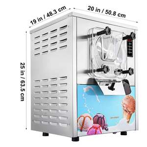 เครื่องทำไอศกรีม1400W สำหรับร้านอาหารสแน็กบาร์ซูเปอร์มาร์เก็ต20L - Product Image 6