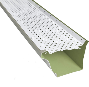 Profils en plastique de <span class=keywords><strong>PVC</strong></span> de garde de gouttière d'extrusion pour le canal d'eau - Product Image 4