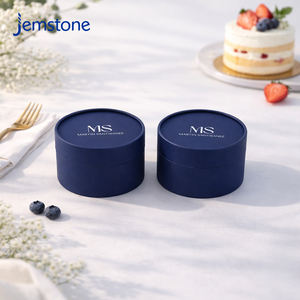 Emballage personnalisé en tube de papier kraft biodégradable de qualité alimentaire pour gâteaux et biscuits, boîte cylindrique en carton de luxe résistante au four pour gâteaux au fromage - Product Image 2