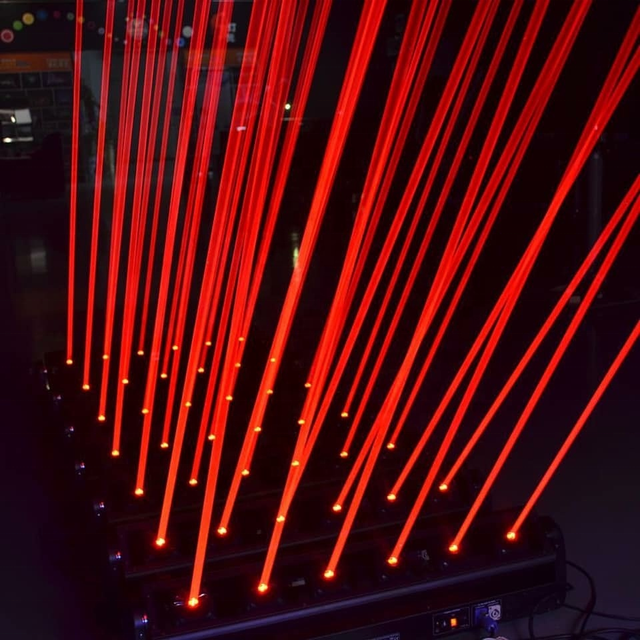 Hot Sale Buy RGB Moving Beam Laser Party Light LED DMX RGB Dj Beam Bar 6 Eyes Night Club Stage Wedding  Red Green Laser Light