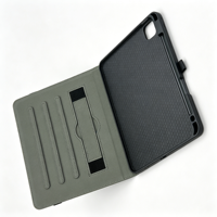 Étui pour tablette certifié en cuir TPU personnalisé JFG 10,5/12,9 pouces iPad Air 3 2017/2019 Housse folio rotative à 360 degrés Porte-crayon