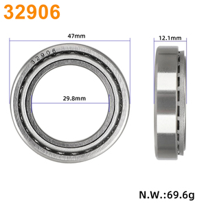 Roulement à rouleaux coniques 30201 30202 32004 32904 32906 329/28 pour trottinette électrique Kugoo M4 M4 Pro - Product Image 5
