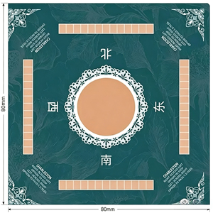 Sac de transport pliable moderne de luxe, antidérapant et imperméable pour jeux de cartes, jeux de société, tuiles, tapis de mahjong - Product Image 3