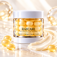 Crème en capsules de collagène au rétinol à marque privée, hydratant visage lissant et raffermissant, OBM OEM ODM, soin anti-rides personnalisé