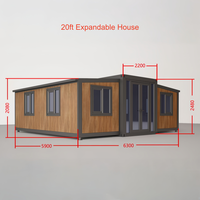 Bâtiment de bureau conteneurisé télescopique extensible et mobile sur mesure, fabrication solide, matériaux de première qualité, qualité fiable 30