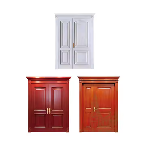 ประตูไม้ดีไซน์ชั้นนำห้องนอนประตูไม้ภายในที่ทันสมัยผลิตจากจีน - Product Image 2