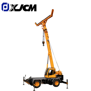 Grúas Autoerigibles para Líneas de Transmisión de Energía Eléctrica, Grúa Móvil Estándar Proporcionada por Jiangsu, Elevador de Motor Amarillo - Product Image 1