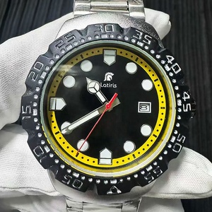 Đồng hồ nam dây thép 3A 38mm, mặt số lá, chức năng tự động, dòng F1, viền khía, máy cơ tự động, thời trang nam - Product Image 5