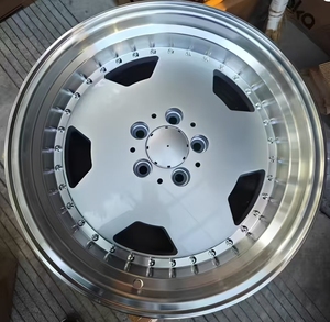 Cerchi in Lega di Alluminio Leggeri da 18 Pollici con Bordi Lavorati 5x112 per Mercedes, Nuovi in Nero/Grigio Canna di Fucile - Product Image 2
