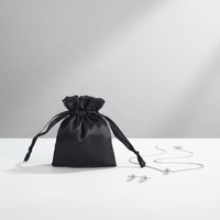 Sac à poussière en satin personnalisé, pochette en satin à cordon, sac cadeau en soie avec logo, sacs à main en satin pour bijoux, pochette en satin pour cheveux