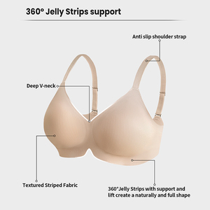 <span class=keywords><strong>Reggiseno</strong></span> Sportivo Estivo Traspirante Plus Size da Donna, Riduzione del Seno Grande, Push-Up Morbido, Anti-Cedimento, Senza Ferretto, Senza Cuciture, per Allenamento Quotidiano - Product Image 5