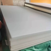 Panneau blanc de polycarbonate de forme diffuse laiteuse faite sur commande de feuille de polycarbonate de lumière du solide LED de 10mm
