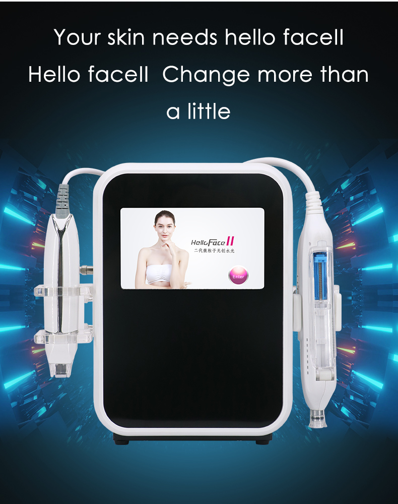 2 in 1 hyaluronic acid injection face rf clips wrinkle removal mesotherapy machine no needle mesotherapy