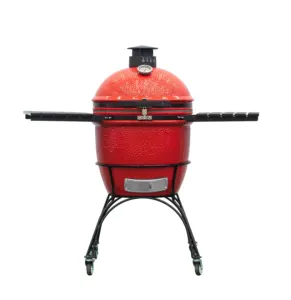 2024 new arrival red 22 inch homemade bbq smokeless charcoal oven design grill for party use