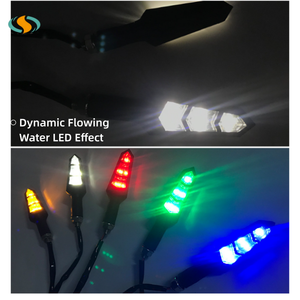 Feux de jour 12V pour <span class=keywords><strong>moto</strong></span>, LED avant flexibles à effet de défilement, feu arrière en queue de poisson, clignotants LED pour <span class=keywords><strong>moto</strong></span> - Product Image 4