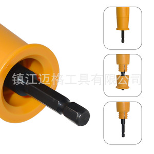 90 Degree Screwdriver Corner Bender Hex Bit Right Angle For Electric Drill Anti Slip Handle Diy Tool - Product Image 5