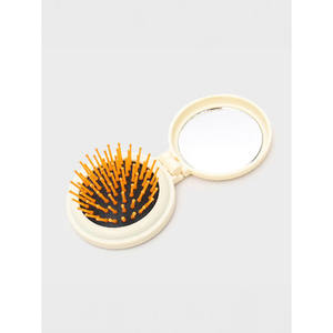 Logo personnalisé personnage brosse ronde pliante en plastique et nylon outil de coiffure pour la maison ou le salon - Product Image 1