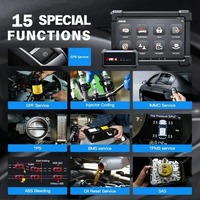 Escáner OBD2 Bluetooth ANCEL X7, Herramienta de Diagnóstico Bidireccional para Todos los Sistemas, EPB, IMMO, BMS, ABS, DPF, SAS, 15 Funciones de Reinicio, Herramienta de Diagnóstico para Automóviles