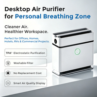 Purificateur d'air automatique Airdog X1 avec affichage en temps réel du CO2 et de l'AQI, filtre lavable et réutilisable