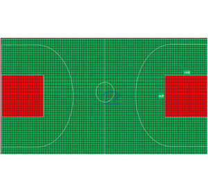 Carreaux de sol en plastique à emboîtement modulaire en PP de qualité supérieure pour sols de terrains de basket - Product Image 5