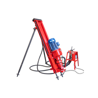 Vente en gros usine – Nouvelle foreuse minière électrique portable rotative de 30 m de profondeur, petite et économique pour le forage de puits miniers