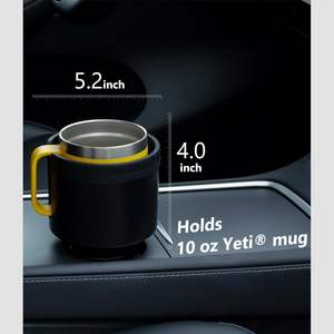 Support de tasse de voiture Seven <span class=keywords><strong>Sparta</strong></span>, extensible, base réglable, compatible avec Hydro Flask 32/40 oz, Yeti Ramblers 20/26/30 oz, autres - Product Image 4