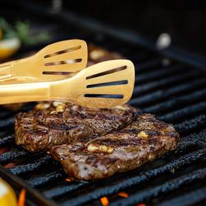 Pinzas para Alimentos, Pinza para Carne, Acero Inoxidable, Pinza Hueca para Pastel, Pan, Parrilla, Utensilios de Cocina, Accesorios de Cocina - Product Image 3