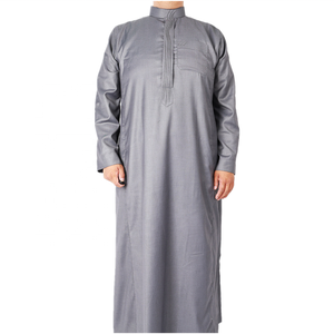 Dubai Al Asel Thobe uomini Thawb uomini musulmani caftano Thobe e pantaloni medio oriente 6 colori Mens e ragazzi adulti - Product Image 1