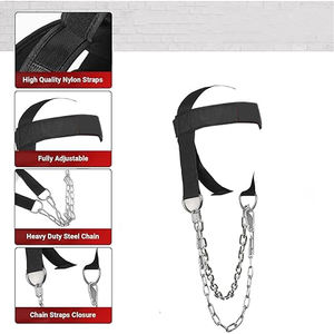 Calidad Premium Heavy Duty Venta caliente Durable Gimnasio Fortalecimiento Ejercicios de levantamiento de pesas Cuello Cabeza Arnés Entrenamiento para hombres - Product Image 3