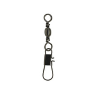 Accessoires de pêche à la carpe Terminal Tackle : Émerillon Crane avec mousqueton à verrouillage et mousqueton en forme de B