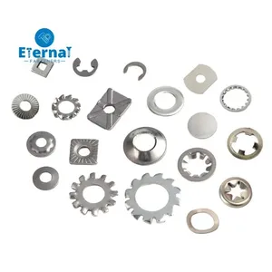 Rondelles à ressort plates et courbées personnalisées avec verrouillage dentaire, en fibre EPDM ondulée - Product Image 6