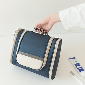 <b>Toiletry</b> Bag Polyester Rectangle Travel <b>Storage</b> Bag With Hook High Capacity Portable Bathroom Organizer - Product Image 1