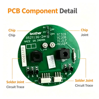 Encodeur de magazine d'outils d'origine pour machine CNC Brother système A00, encodeur d'adresse de positionnement d'outil