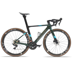 Bicicleta de Carretera de Fibra de Carbono <span class=keywords><strong>VICTORIA</strong></span> con Doble Freno de Disco, Cableado Interno Completo, 22 Velocidades, Bicicleta Aerodinámica para el Tour de <span class=keywords><strong>Francia</strong></span>, Rígida - Product Image 4