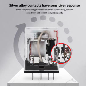 SHSNAO 小型中型電磁リレー 14 ピン SA4NGS 低電力 10A 380V - Product Image 5