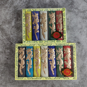 Blocs d'<span class=keywords><strong>encre</strong></span> traditionnels chinois en saumure <span class=keywords><strong>de</strong></span> pin, 7 couleurs, pour la calligraphie, la peinture, l'art, cadeau - Product Image 3