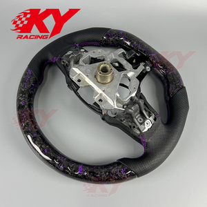 Volant personnalisé en fibre de carbone forgée avec LED et indicateur de régime pour Infiniti Q50 Q60 Q50S QX50 QX50S QX55 Q60S - Accessoires automobiles - Product Image 4