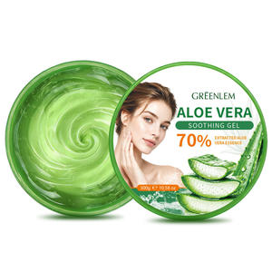 Gel Hidratante Personalizado OEM con 70% de Aloe Vera para Después del Sol, Calmante e Hidratante para Rostro y Cuerpo GREENLEM - Product Image 6
