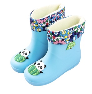 Nuovi Stivali da Pioggia in <span class=keywords><strong>Gomma</strong></span> per Bambine 2023, con Stampe <span class=keywords><strong>di</strong></span> Animali, Impermeabili e Traspiranti, per 4-6 Anni - Product Image 2