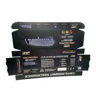 Clavier long personnalisé grande boîte postale d'expédition électronique Commerce emballage boîte papier kraft petite boîte postale plate et mince