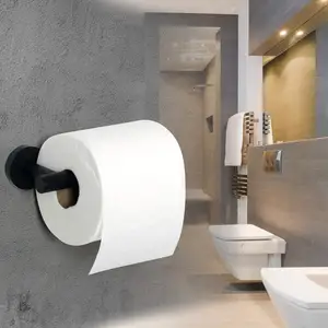 Держатель для туалетной бумаги, полуоткрытый круглый держатель для туалетной бумаги из нержавеющей стали SUS304 с настенным креплением, не ржавеет, для ванной, отеля, 5 дюймов, для кухни