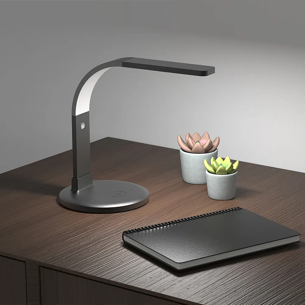 Best Office Foldable Desk Lamp QI Wireless Charger Sensor Touch Energy Saving Metal Desk Lamp Schreibtischlampe Bureaulamp