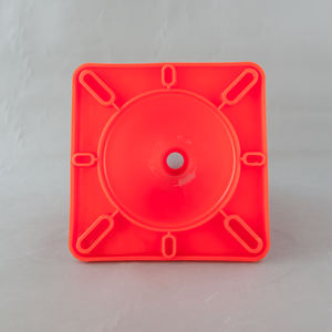 Esnek 18 inç 450mm trafik uyarı PVC yansıtıcı karayolu turuncu yumuşak plastik koni - Product Image 6