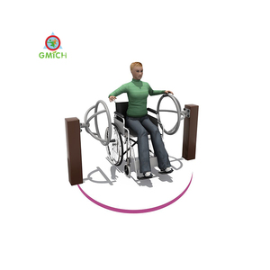 Elliptique de <span class=keywords><strong>fitness</strong></span> extérieur inclusif pour personnes à mobilité réduite – Équipement d'exercice adaptatif, durable et portable pour un jeu actif et accessible - Product Image 4