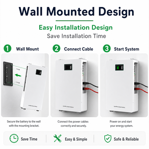 Batería Solar de Pared LiFePO4 de 51.2V 100Ah <span class=keywords><strong>con</strong></span> Stock en Almacén de la UE para Sistema de Almacenamiento de Energía Residencial - Product Image 3