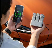 LKTOP 65W Lito 1/X1 - Centro de Carga Bidireccional para 3 Baterías Simultáneas, Banco de Energía Bidireccional para Accesorios de Drones Lito1/X1
